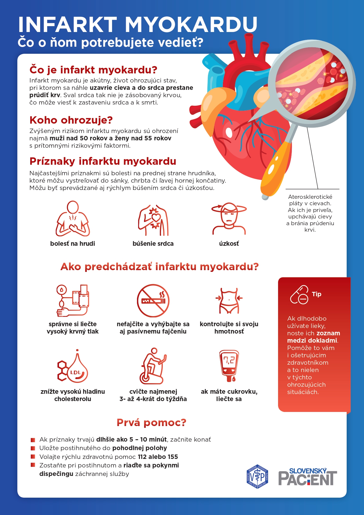 krvný tlak pri infarkte)